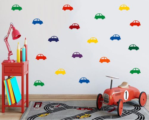 Car pattern wall decals